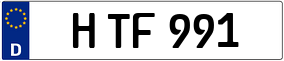Truck License Plate